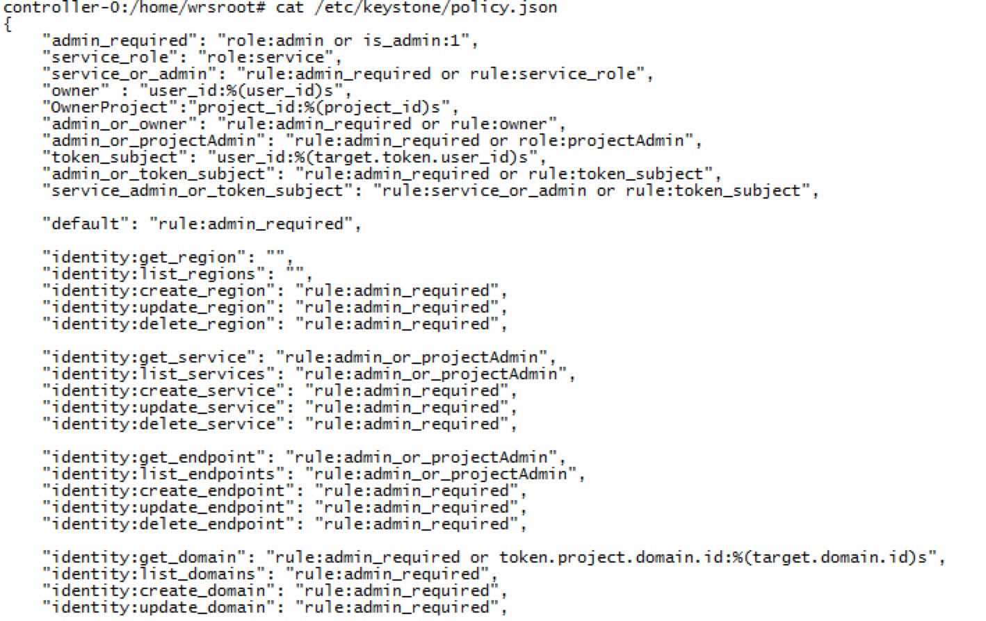 /etc/keystone/policy.json